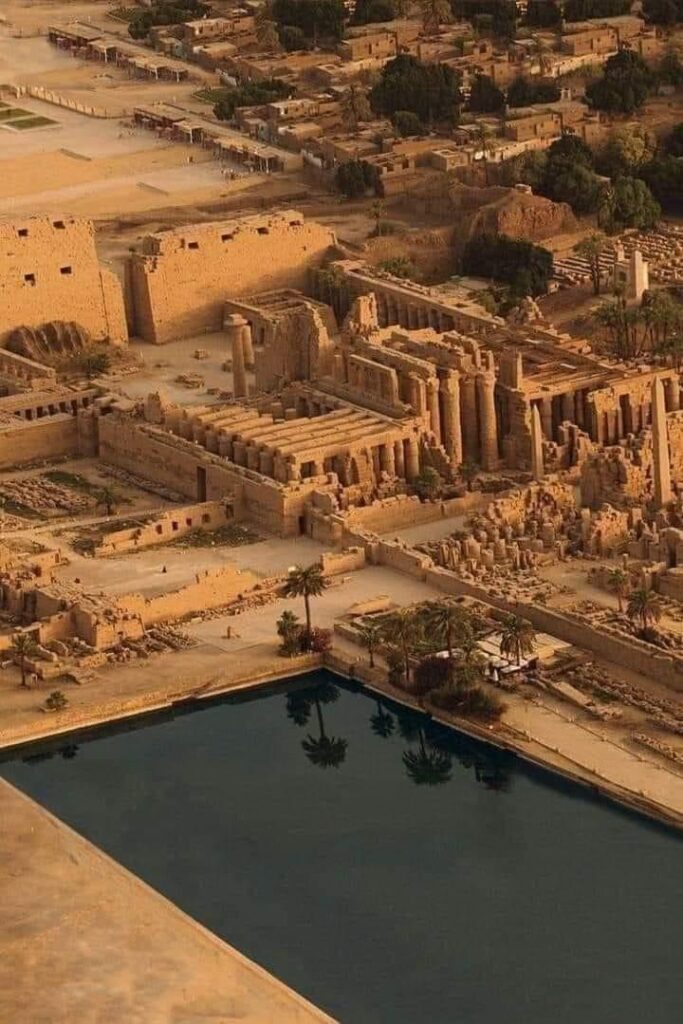 Karnak Temple Aerial View