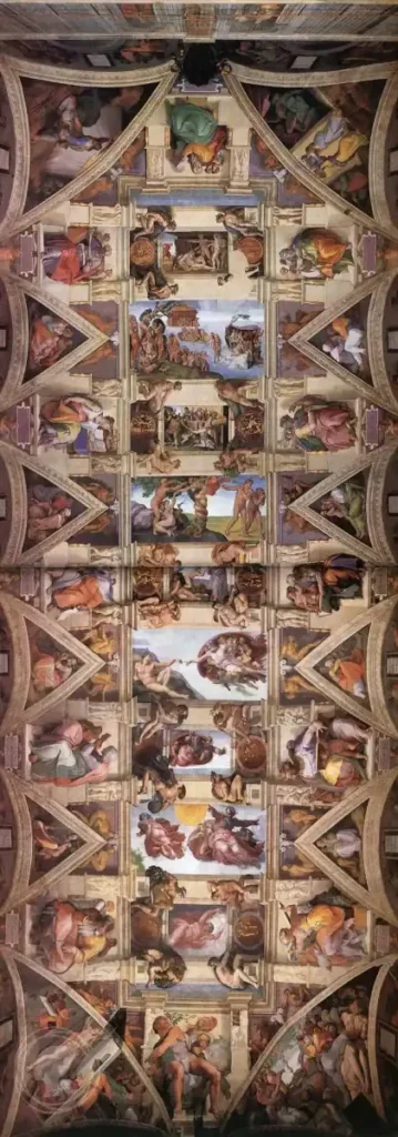 السقفية الشهيرة لكنيسة السيستين