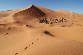 الأشكال الهندسية للكثبان الرملية