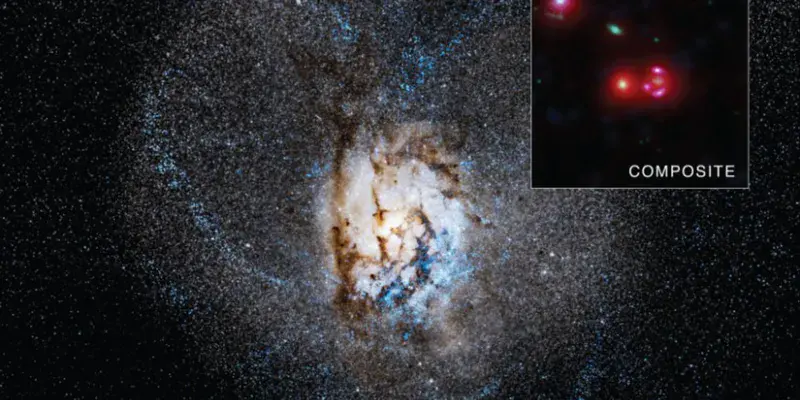 صورة مجمعة للكون بالأشعة تحت الحمراء