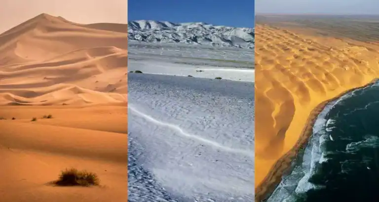 كيف تتشكل الصحاري
