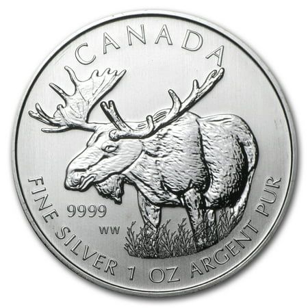 Image of a Canadian coin featuring a moose design