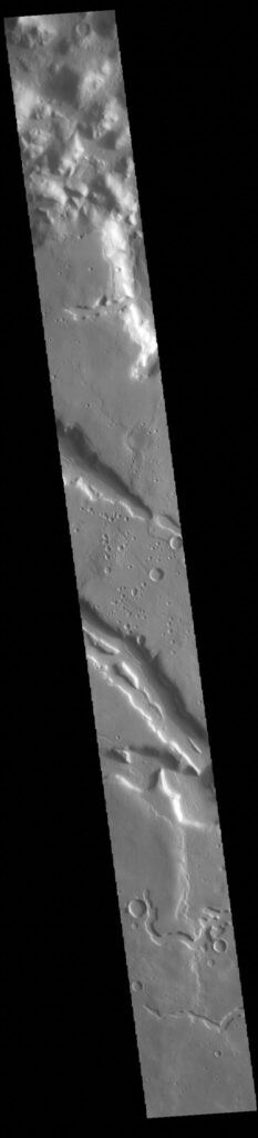 Lucy spacecraft image of asteroid Donaldjohanson