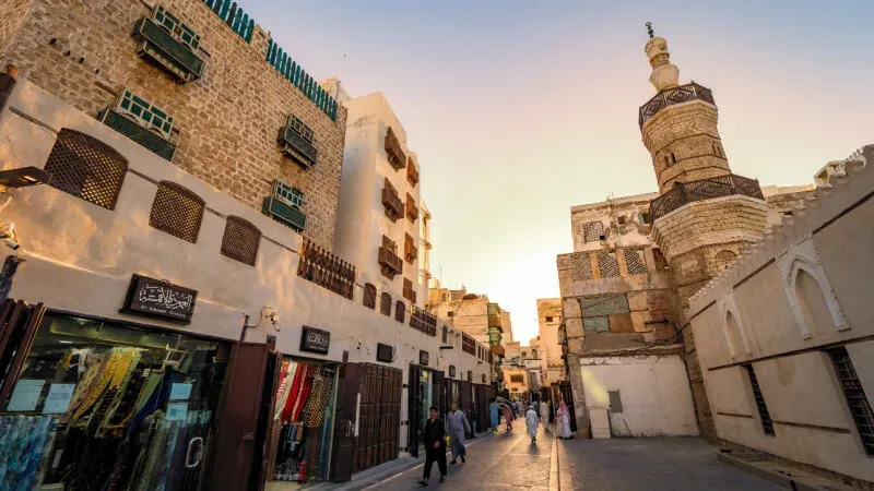 الأزقة الضيقة في جدة البلد