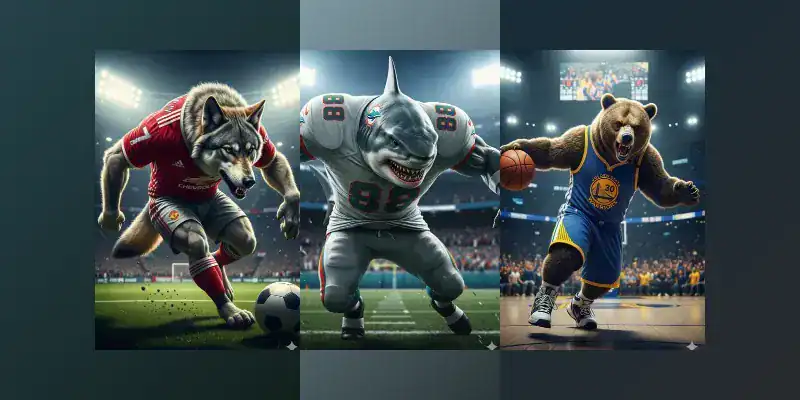 الحيوانات التي تختارها الفرق الرياضية