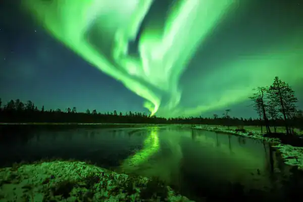 فنلندا الشفق القطبي