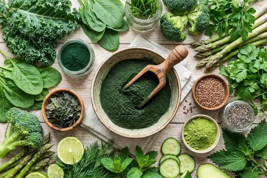 الخضار الورقية والمتنوعة لصحة الأمعاء