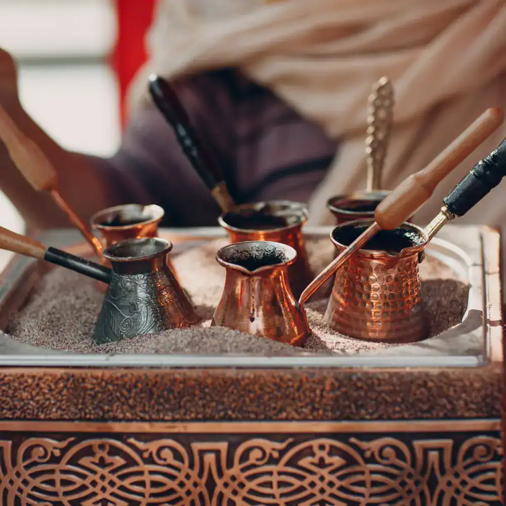 طريقة تحضير القهوة العربية