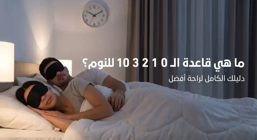 قاعدة 10-3-2-1 للنوم