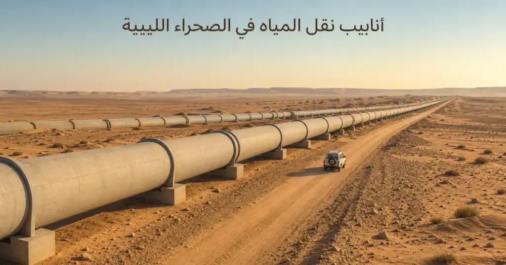 النهر الصناعي العظيم في ليبيا: كيف تسافر مياه الصحراء القديمة إلى المدن عبر أنابيب عملاقة؟