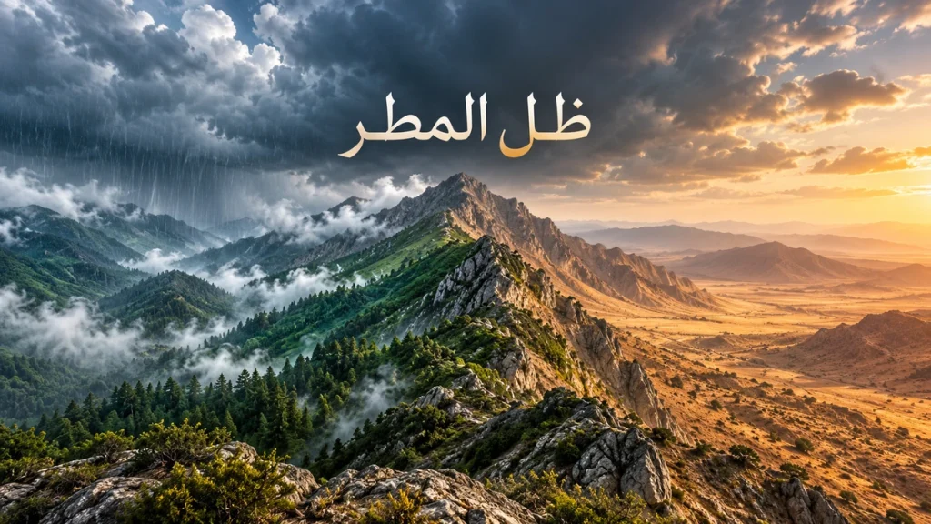 ظل المطر: الجبال التي تصنع مناطق جافة خلفها