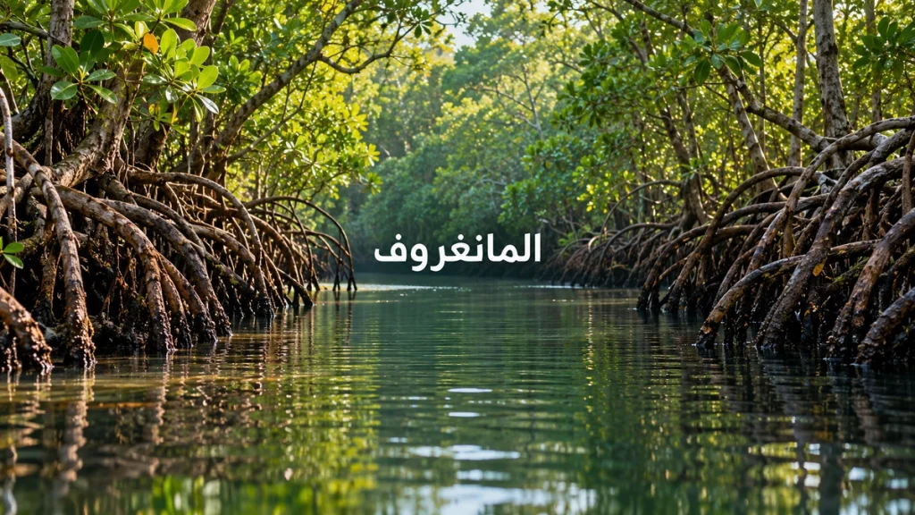غابات المانغروف: أشجار تعيش في الملح وتحمي السواحل